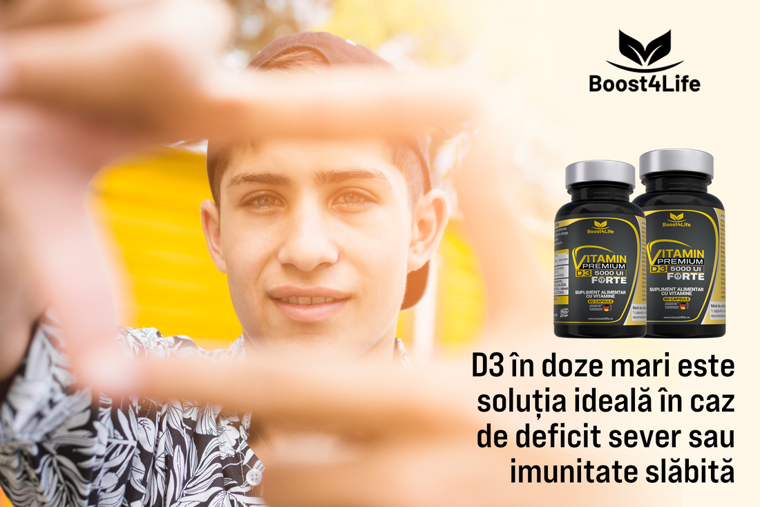 Vitamina D3 5000 UI: când este recomandată doza mare