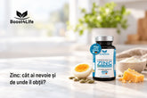 Zinc: beneficii, surse alimentare, deficit și administrare