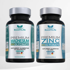 Magneziu Bisglicinat Premium + Zinc Bisglicinat Premium