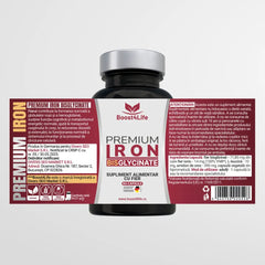 Fier Bisglicinat Premium, 71,80 mg, 60 Capsule Vegane