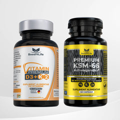 Vitamina D3+K2 Premium + Ashwagandha KSM-66 Premium