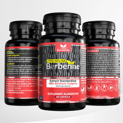 Berberine Premium, 600 mg, 60 capsule vegane
