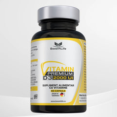 Vitamina D3 Premium (2000 UI), MG Caps®, 60 capsule moi