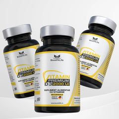Vitamina D3 Premium (2000 UI), MG Caps®, 60 capsule moi