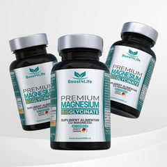 Magneziu Bisglicinat Premium, 815 mg, 60 capsule vegane