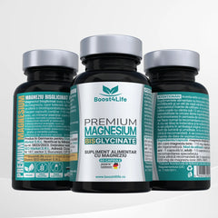 Magneziu Bisglicinat Premium, 815 mg, 60 capsule vegane