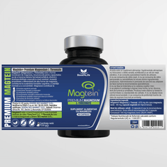 Magtein® Magneziu L-Treonat Premium, 670 mg, 90 Capsule Vegane