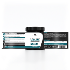 Premium Creatina Monohidrata 100%, 300 g, fara aroma, vegan