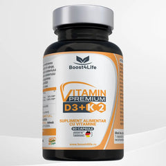 Vitamina D3+K2 Premium, MGCaps®, 60 capsule moi