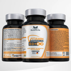 Vitamina D3+K2 Premium, MGCaps®, 60 capsule moi