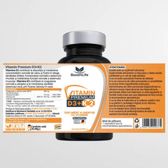 Vitamina D3+K2 Premium, MGCaps®, 60 capsule moi