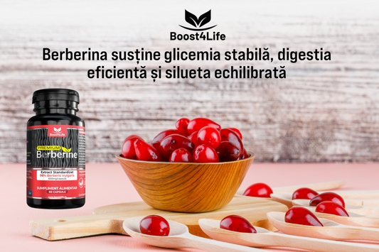 Cum sprijină Berberina echilibrul glicemic și controlul greutății