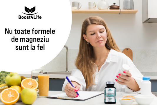 Oxid, citrat sau bisglicinat? Află care sunt diferențele dintre formele de magneziu și cum alegi varianta potrivită pentru nevoile tale.