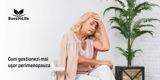 Capsule Ashwagandha KSM-66 Boost4Life - supliment adaptogen pentru femei la perimenopauză