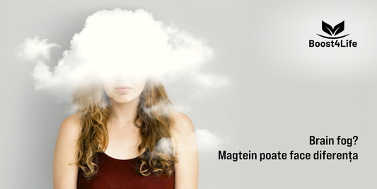 Capsule Magtein L-Threonate Boost4Life - supliment pentru susținerea funcției cognitive și reducerea ceții mentale