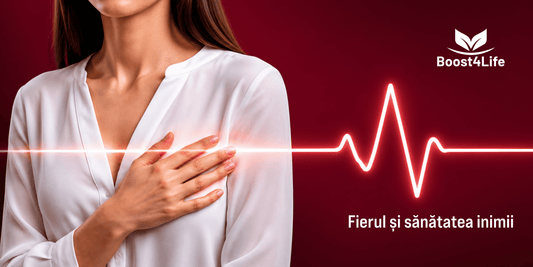 Capsule Fier Bisglicinat Premium Boost4Life - supliment pentru deficit de fier și palpitații inexplicabile