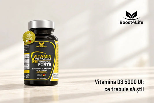 Vitamina D3 Forte Premium (5000 UI), MG Caps®, 60 capsule moi