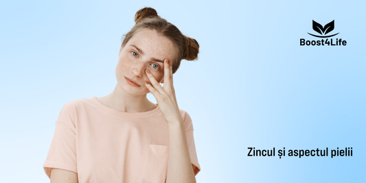 Capsule Zinc Bisglicinat Premium Boost4Life - supliment pentru sănătatea pielii 