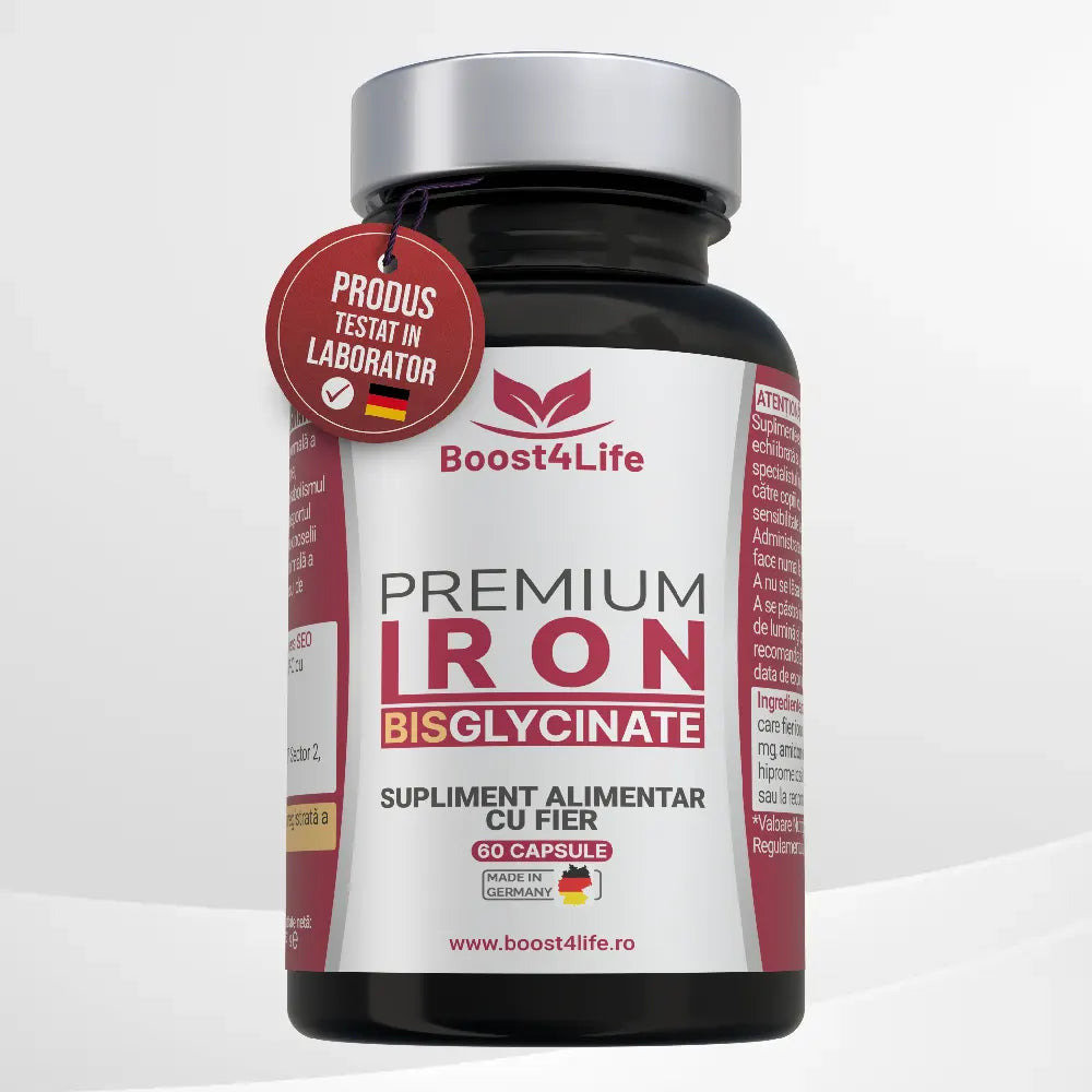 Fier Bisglicinat Premium, 71,80 mg, 60 Capsule Vegane