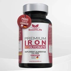 Fier Bisglicinat Premium, 71,80 mg, 60 Capsule Vegane