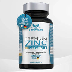 Zinc Bisglicinat Premium, 83,35 mg, 60 Capsule Vegane