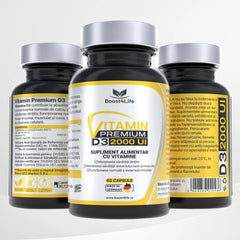 Vitamin Premium D3 (2000 UI), MG Caps, 60 capsule