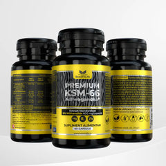 Ashwagandha KSM-66 Premium, 600 mg, 60 capsule vegane