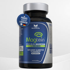 Magtein® Magneziu L-Treonat  Premium, 670 mg, 90 Capsule Vegane