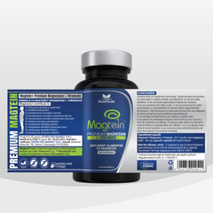 Magtein® Magneziu L-Treonat  Premium, 670 mg, 90 Capsule Vegane