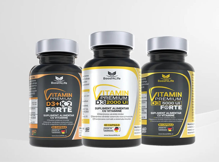 boost4life vitamine D3 + K2 variante forte 2000 UI